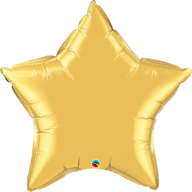 Qualatex 36 inch Gold Star Foil Balloons