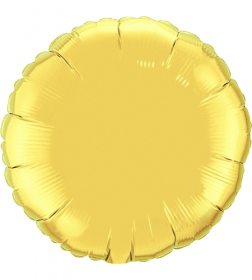 18 inch Gold Circle Foil Balloons