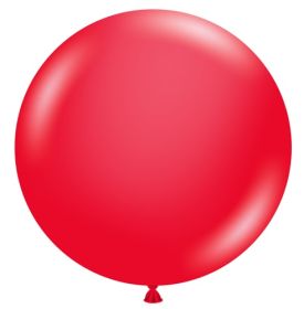 36 inch Tuf-Tex Standard Red Latex Balloons - 2 CT