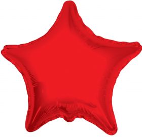 18 inch Red Star Foil Balloons