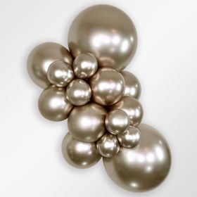 11 inch Sempertex Reflex Champagne Latex Balloons - 50 CT