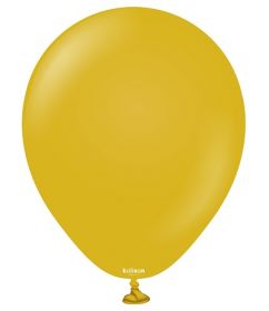 12 inch Kalisan Retro Mustdard Latex Balloons