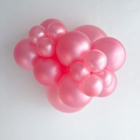 11 inch TUFTEX Shimmering Pink Latex Balloons - 100 count