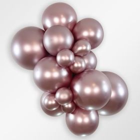 11 inch Sempertex Silk Pink Blossom Latex Balloons - 50 CT