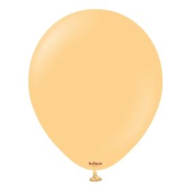 18 inch Kalisan Peach Latex Balloons - 25CT