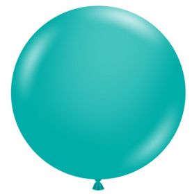 36 inch Tuf-Tex Teal Latex Balloon
