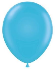 5 inch Tuf-Tex Turquoise Latex Balloons - 50 count