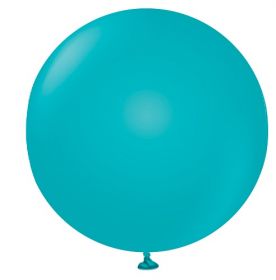 24 inch Kalisan Turquoise Latex Balloons