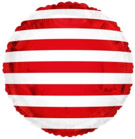 18 inch TUFTEX USA Stripes Foil Balloon - Pkg