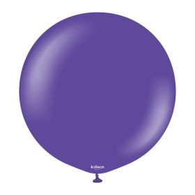 36 inch Kalisan Standard Violet Latex Balloons - 2 CT
