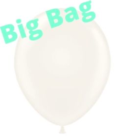 5 inch TUFTEX Standard White Latex Balloons - Big Bag 250 count