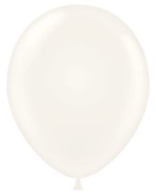 24 inch Tuf-Tex Standard White Latex Balloons - 3 CT