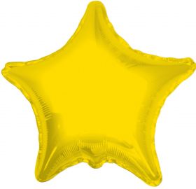 18 inch Yellow Star Foil Balloons