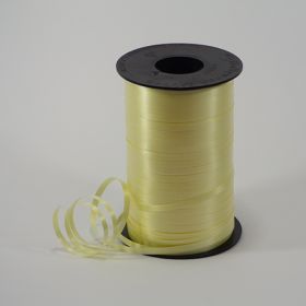Pastel Yellow Curling Ribbon Spool - 3/16 inch x 500 yards