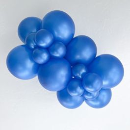 11 inch TUFTEX Metallic Blue Latex Balloons