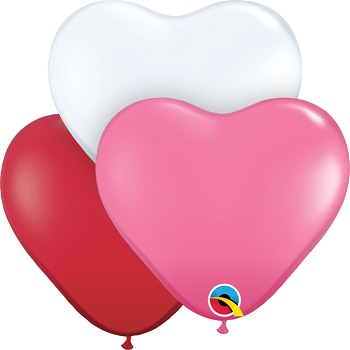 Qualatex Heart Shape Latex Balloons
