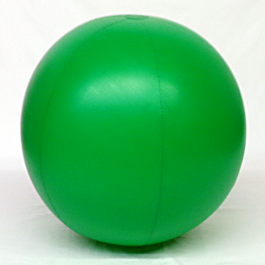 green bouncy ball