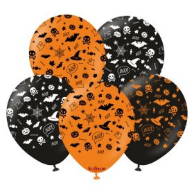 12 inch Kalisan Halloween Festive Latex Balloons 25 ct