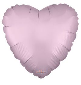 18 inch Matte Pink Heart Foil Balloons - flat