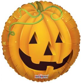 18 inch Halloween Pumpkin Foil Mylar