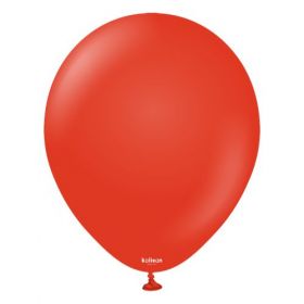12 inch Kalisan Standard Red Latex Balloons