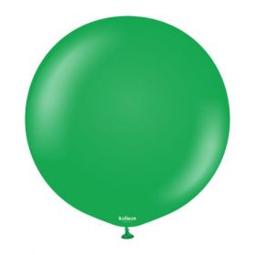 24 inch Kalisan Standard Green Latex Balloons