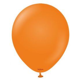 5 inch Kalisan Standard Orange Latex Balloons