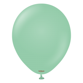12 inch Kalisan Mint Green Latex Balloons