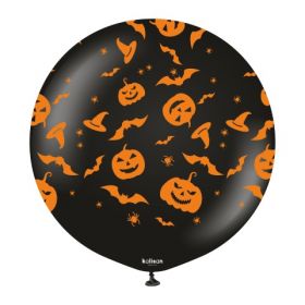 24 inch Kalisan Halloween Theme 1 Latex Balloons 1 ct