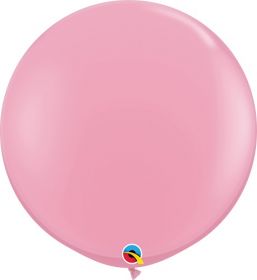 36 inch Qualatex Pink Latex Balloons - 2 count