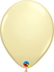 16 inch Qualatex Ivory Silk Latex Balloons - 50 count