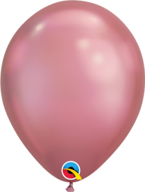 11 inch Qualatex Chrome Mauve Latex Balloons - 100 count