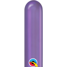 260Q Qualatex Chrome Purple Latex Balloons - 100 count