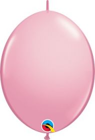 12 inch Qualatex Pink QuickLink Latex Balloons - 50 count