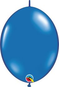 12 inch Qualatex Sapphire Blue QuickLink Latex Balloons - 50 count