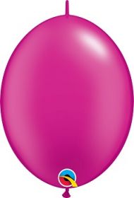 12 inch Qualatex Pearl Magenta QuickLink Latex Balloons - 50 count