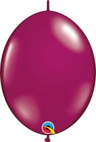 12 inch Qualatex Sparkling Burgundy QuickLink Latex Balloons - 50 count