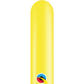 260Q Qualatex Yellow Latex Balloons - 100 count