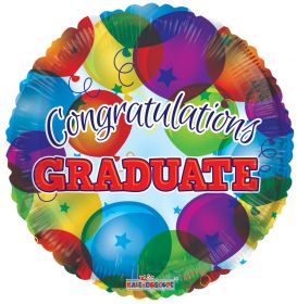18 inch Congratulations Graduate Circle Foil Balloon