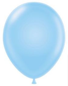 24 inch Tuf-Tex Baby Blue Latex Balloons - 25 count