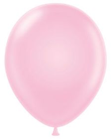 5 inch Tuf-Tex Baby Pink Latex Balloons - 50 count
