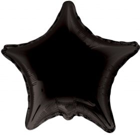 18 inch Black Star Foil Balloons