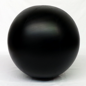 3 foot Black Vinyl Display Ball