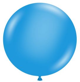 36 inch Tuf-Tex Standard Blue Latex Balloon