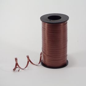 Brown Curling Ribbon Spool - 3/16 inch x 500 yards