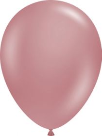 17 inch Tuf-Tex Canyon Rose Latex Balloons - 50 count