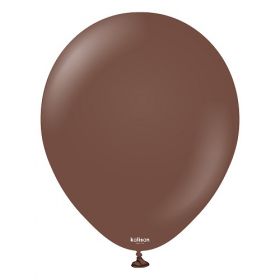 18 inch Kalisan Chocolate Brown Latex Balloons