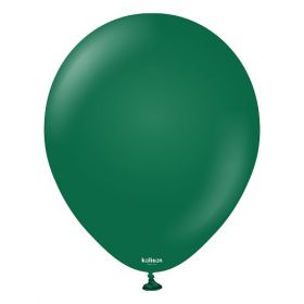 18 inch Kalisan Dark Green Latex Balloons