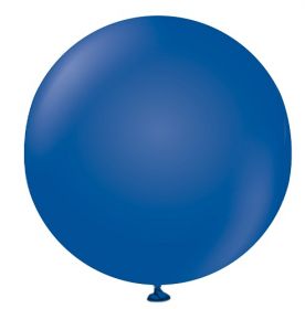 24 inch Kalisan Dark Blue Latex Balloons