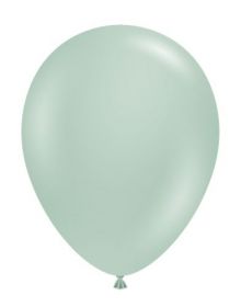 11 inch Tuf-Tex Empower-Mint Latex Balloons - 100 count